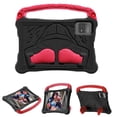 thumbnail image 1 of Kids Case for Samsung Galaxy Tab S9 FE/ Tab S9/ Tab S8/ Tab S7, EVA Rubber Lightweight Kids Friendly Shockproof Kickstand Hanlde Bumper Rugged Cover with Shoulder Strap for Girls Boys, Black, 1 of 8