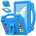 thumbnail image 1 of Kids Case for Walmart Onn 7 (7-Inch) 4th Gen 2024 Tablet Case with Handle & Stand, EVA Foam DIY Cartoon Cute Pattern with Pencil Holder Shockproof Protective Cover, Skyblue, 1 of 8