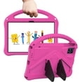 thumbnail image 1 of Kids Case for 2025 Tab 2 10.1", Children Friendly EVA Foam Protective Stand Handle Cover for T-Mobile REVVL Tab 2 10.1 Inch Tablet - Hot Pink, 1 of 8