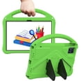 thumbnail image 1 of Kids Case for 2025 Tab 2 10.1", Children Friendly EVA Foam Protective Stand Handle Cover for T-Mobile Tab 2 10.1 Inch Tablet - Green, 1 of 14