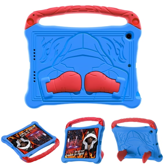 Kids Case for Apple iPad 7th/8th/9th Generation 10.2-inch Shockproof Portable Handle Cover with Stand & Shoulder Strap