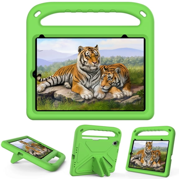 Kids Case for Apple iPad Mini 6th Generation 2021 8.3-inch Tablet, Slim Lightweight EVA Rubber Convertible Handle Stand Shockproof Protective Cover