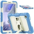 thumbnail image 1 of Kids Case for Samsung Tab A7 10.4 2020 SM-T500, Slim Dual Layer Heavy Duty Shockproof Rugged Protective Cover with Stand & Shoulder Strap, Skyblue, 1 of 10