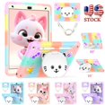 thumbnail image 1 of Kids Case for iPad 7th/8th/9th Generation 10.2 inch Shockproof Cover, 2 Layer Protection, with Built-in Stand & Shoulder Strap, 1 of 8