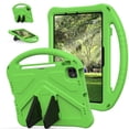 thumbnail image 1 of Kids Case for iPad Air 11 Inch 2024 / iPad Pro 11 Inch 5th Generation 2024 with Kickstand/Handle Stand Lightweight Soft EVA Foam Shockproof Silicone Cover Boy Girl, Green, 1 of 7