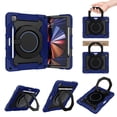 thumbnail image 1 of Kids Case for iPad Pro 11" 2022/2021/2020/2018 with Portable Handle Stand, Heavy Duty Cover with Pencil Holder Shockproof Protective Case for iPad Air 5th/4th Gen 10.9" 2022/2020, Darkblue, 1 of 13