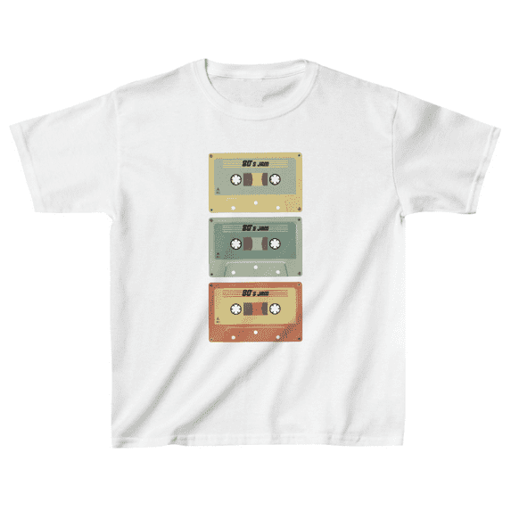 Kids Cassettes Heavy Cotton Tee L