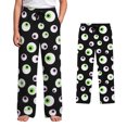 thumbnail image 1 of Kids Casual Elastic Waist Drawstring Pants Cute Print Pajama Pants Cosplay Girls Halloween Outfits Size 5-16 Years, 1 of 4