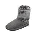 thumbnail image 1 of Kids Casual Faux Fur Snow Boots Boys Girls Winter Warm Boots Outdoor Charcoal 2, 1 of 3
