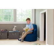 Kids' Chair - Soft Blue Fabric, Perfect for Playrooms and Bedrooms