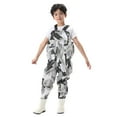 thumbnail image 1 of Kids Chest Waders Youth Fishing Waders For Toddler Children Water Proof Camo & Fishing Waders With Boots Boys Romper Jumpsuit 11 Years-12 Years, 1 of 8