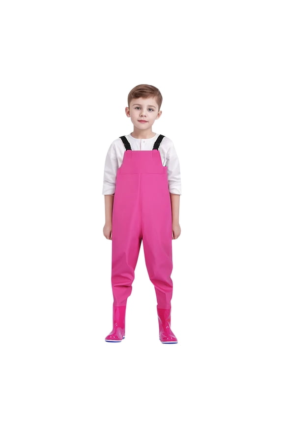 Kids Chest Waders Youth Fishing Waders For Toddler Children Water Proof Waders With Boots