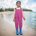 thumbnail image 1 of Kids Chest Waders Youth Fishing Waders Toddler Children Waterproof Unisex Waders Kid Waders 13-14, 1 of 8
