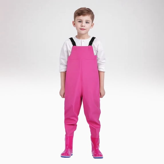 Toddler Kids Chest Waders Youth Fishing Waders Toddler Children Water Proof Fishing Hunting Waders Kids Waders for Boys Girls 3T