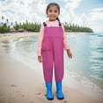 thumbnail image 1 of Kids Chest Waders for Girls Youth Fishing Waders Water Proof Fishing Hunting Waders Waders for Girls 4T, 1 of 8