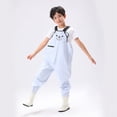 thumbnail image 1 of Toddler Kids Chest Waders Youth Fishing Waders for Toddler Children Waterproof Trousers with Boots Waders for Boys Girls 9-10, 1 of 8