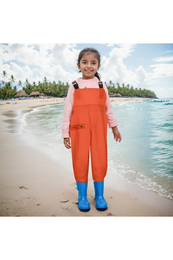 Kids Chest Waders for Toddler Children Youth Fishing Waders Wader Water Proof Wader Boots 5T