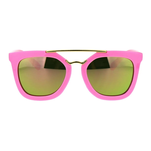 Retro Metal Bridge Horned Sunglasses