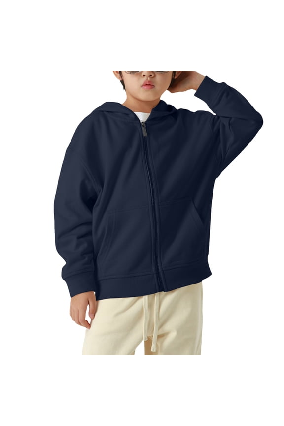 Kids Child Toddler Baby Boys Girls Solid Long Sleeve Patchwork Hooded Sweatshirt Children Place Boys Hoodie Coat Toddlers Boys Clothes 4-5 Years