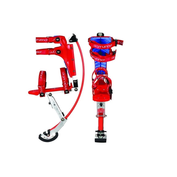 Kids/Child Youth Kangaroo Shoes Jumping Stilts Fitness Exercise (66-110lbs/30~50KG) Red
