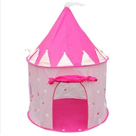 Kids Children Indoor Outdoor Up Pink Princess Castle Play Tent House Toy