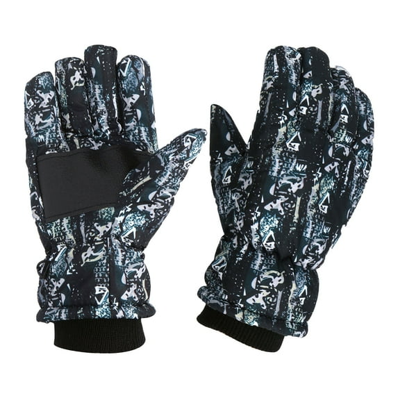 Kids Children Ski Gloves Winter Snow Gloves Waterproof Winter Warm Glove Outdoor Sports Skiing for Snowboarding, Sledding