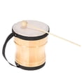 thumbnail image 1 of Kids Children Wood Hand Bongo Drum Musical Toy Percussion Instrument with Stick Strap, 1 of 7