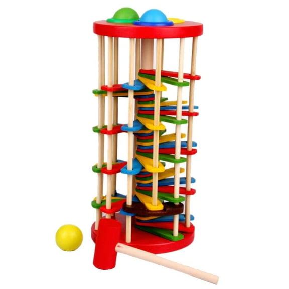 Kids Children Wooden Toys - Marble Run s Racetrack