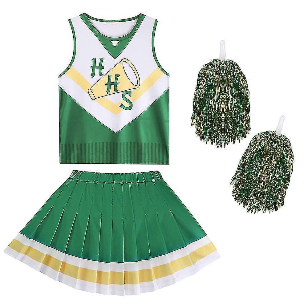 Kids Chrissy Cheerleader Costume, Hawkins Tigers Cheerleading Outfit ...