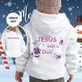 thumbnail image 1 of Kids Christian Sweatshirt Love Heart Letter Print Sweatshirt Long Sleeves Comfy Loose Pullover Winter Sweatshirts for Kid Girls Boys 5-6 Years, 1 of 3