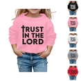 thumbnail image 1 of Kids Christian Sweatshirts Crewneck Long Sleeve Bible Verse Graphic Sweatshirt for Boy Girl Pullover Tops, 1 of 1