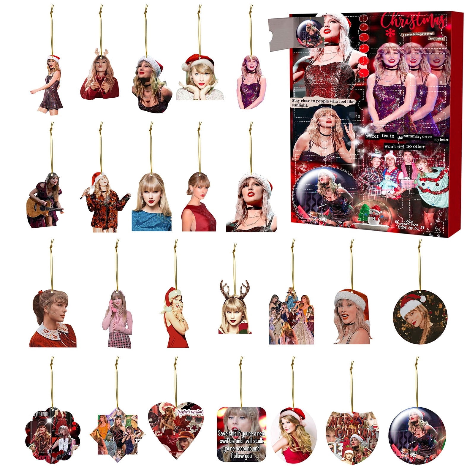 Baseball Advent Calendar 2025 - 24 Days Of Surprises With Mini Baseball Ornaments For Players & Fans