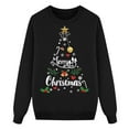 thumbnail image 1 of Kids Christmas Graphic Sweatshirt Classic Crewneck Long Sleeve Pullover Casual Fall Winter Top, 1 of 4