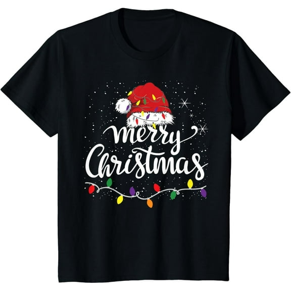 Kids Christmas Party T-Shirt – Funny Santa Dance Graphic Tee for Boys