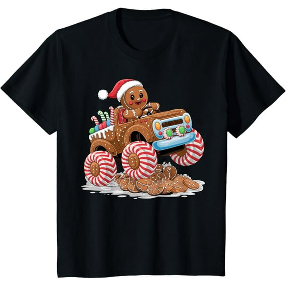 Kids Christmas Party T-Shirt – Funny Santa Dance Graphic Tee for Boys