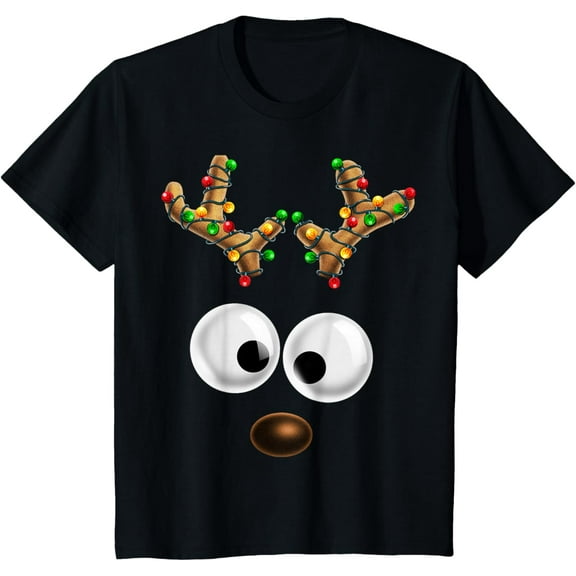 Kids Christmas Short Sleeve Tee for Boys and Girls | Fun Holiday Graphic Shirt
