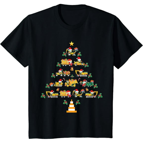 Kids Christmas Short Sleeve Tee for Boys and Girls | Fun Holiday Graphic Shirt