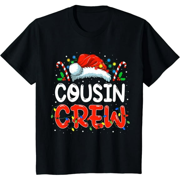 Kids Christmas Short Sleeve Tee for Boys and Girls | Fun Holiday Graphic Shirt