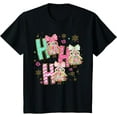 thumbnail image 1 of Kids Christmas Short Sleeve Tee for Girls | Festive Holiday Shirt, 1 of 7