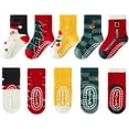 thumbnail image 1 of Kids Christmas Socks Toddler Nonslip Grip Christmas Socks Baby Holiday Winter Warm Socks Xmas Socks for Boys/Girls, 1 of 7