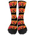 thumbnail image 1 of Kids Christmas Socks Winter Warm 6 7 Socks Novelty Crew Socks for Boys Girls Comfortable Durable Socks Christmas Gifts and Party Wear Ages 5-12, 1 of 3