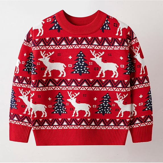 Kids Christmas Sweatshirts Girls Long Sleeve Crewneck Pullover Sweatshirt Christmas tree Christmas Sweatshirt Girl Winter Clothes For Girl 4-5 Years Clothes