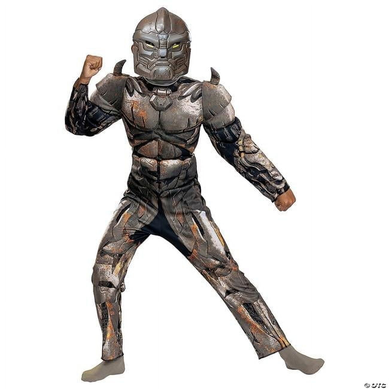 Kids Classic Muscle Transformers Rhinox T7 Costume - Medium 7-8