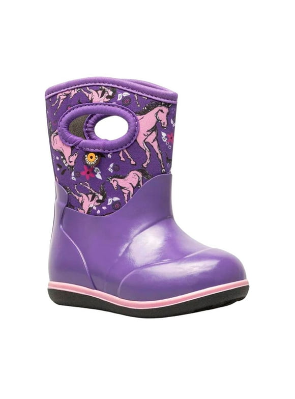 Kids Classic Unicorn Awesome Multi Violet Boots