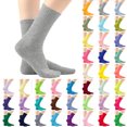 thumbnail image 1 of Kids Classics Crew Socks Boy Girls Athletic Breathable Casual Socks Children's Solid Color Straight-leg Stockings Mid-calf Socks 5-13 Years, 1 of 6