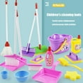 thumbnail image 1 of Kids Cleaning Set 16 Piece - Toy Cleaning Set Broom, Mop, Brush - Toy Kitchen Toddler Cleaning Set is A Great Toy Children's Cleaning And Sanitation Toy Set Simulation Cleaning Products Clearance, 1 of 8