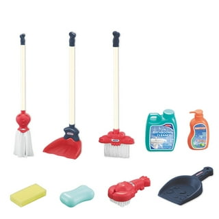 Kidoozie Just Imagine Cleaning Essentials Playset, Pretend Play Broom, Mop,  Duster, Dust Pan, Bucket, Ages 2+ : Target