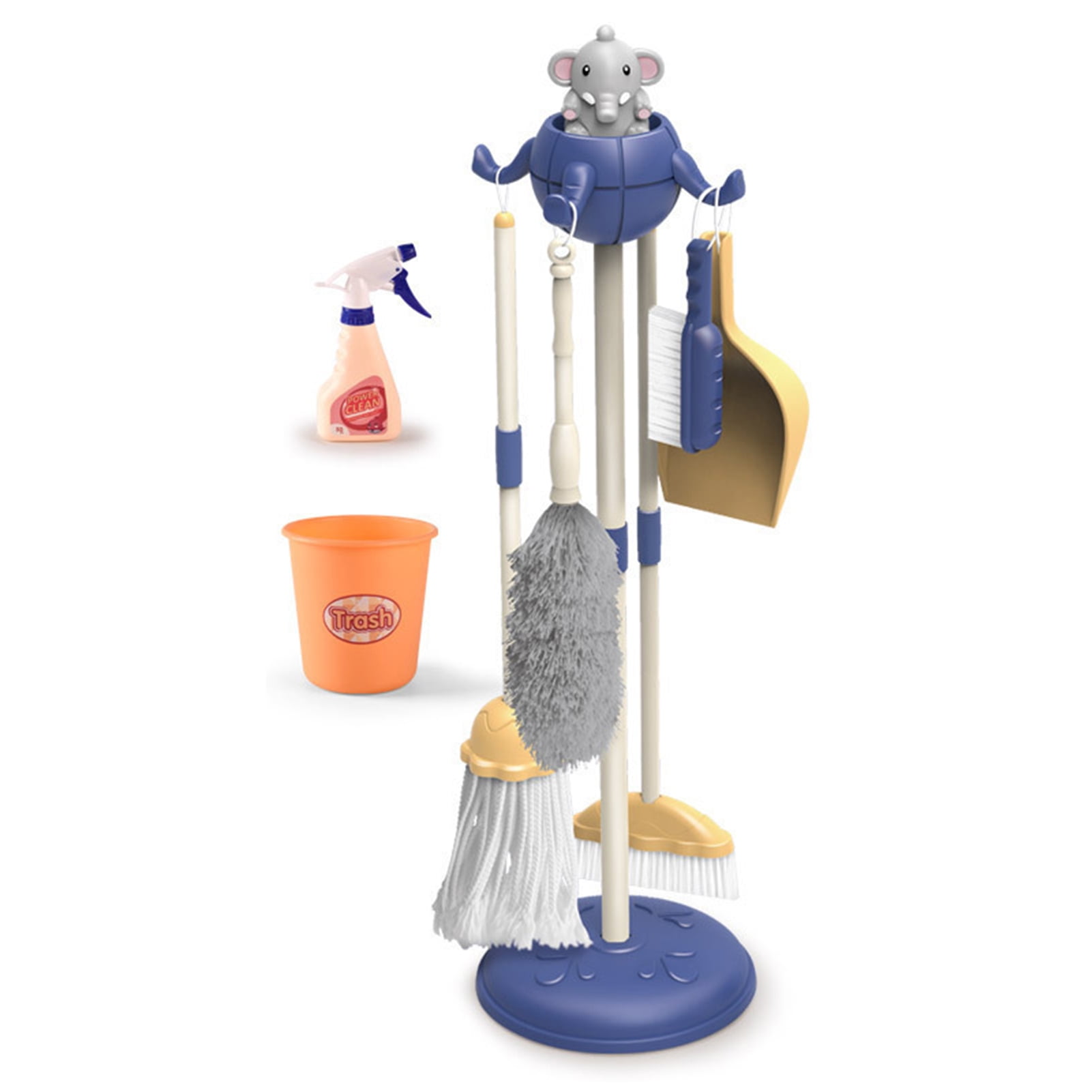 Kids Cleaning Set for Toddlers, Pretend Play Housekeeping Supplies Kit for  Boys and Girls Complete with Broom, Mop, Dust Pan, Spray Bottle and More