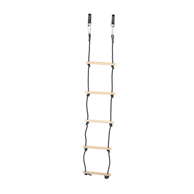 Kids Climbing Rope Ladder, Prevent Slip 100kg Kids Rope Ladder Wooden ...