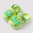thumbnail image 1 of Kids Clog Funny Dino Decor Summer Clogs for Boys & Girls Breathable No Garden Shoes Boys Outdoor Beach Sandals (Green 12-18 Months), 1 of 8